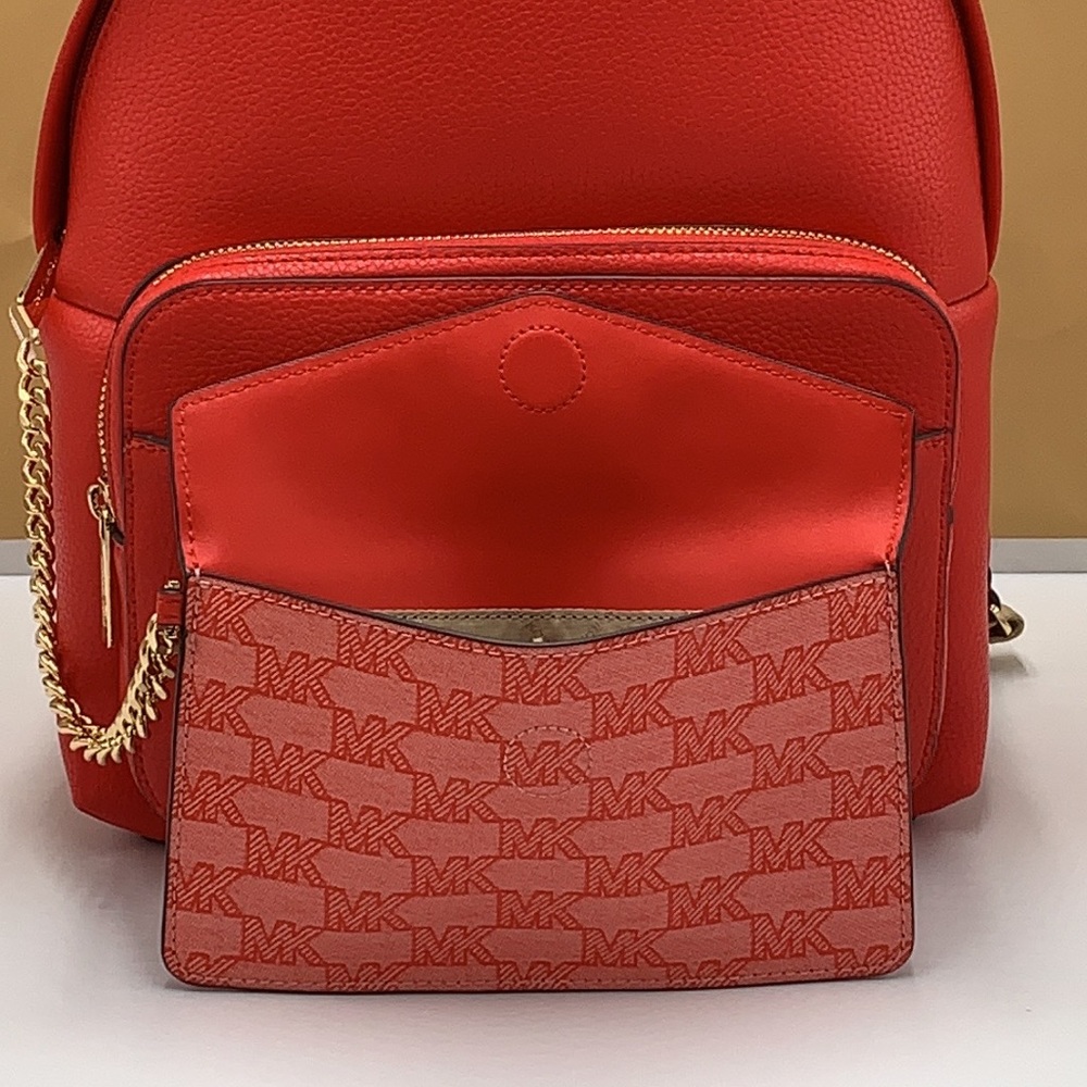 MICHAEL KORS 
Maisie Medium Pebbled Leather 2-in-1 Backpack
Dark Sangria 
NWT - Picture 5 of 16